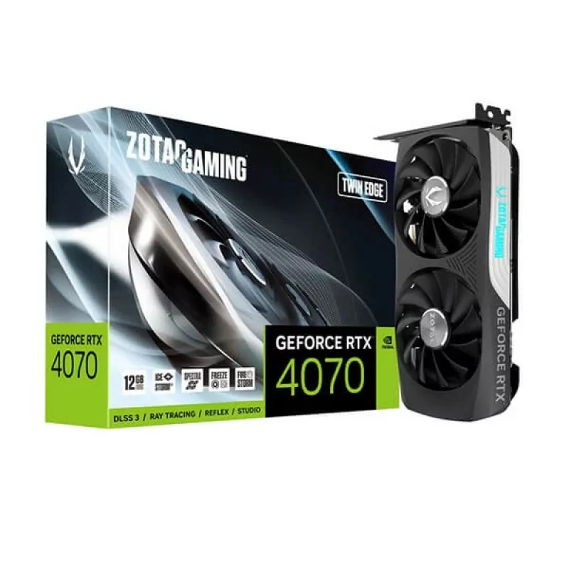 Zotac RTX 4070 Twin Edge 12GB Graphics Card Zotac RTX 4070 Twin Edge 12GB Graphics Card